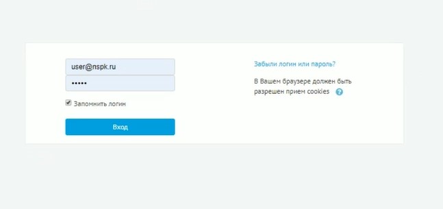 В личном кабинете пользователь вводит свой e-mail и пароль. В личном кабинете пользователь вводит свой e-mail и пароль.